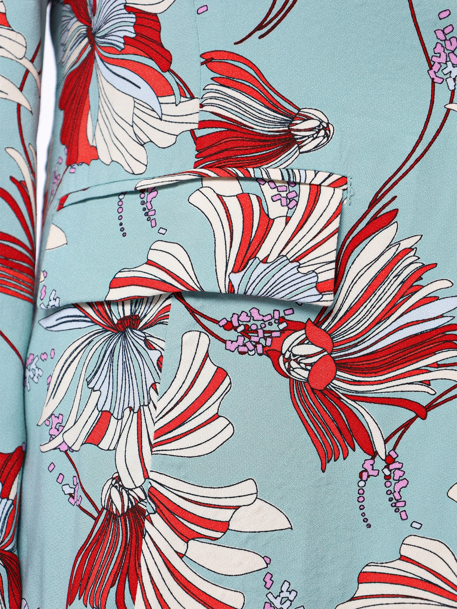 Жакет из вискозы с принтом